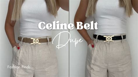 celine belt replica|Celine dupe belt.